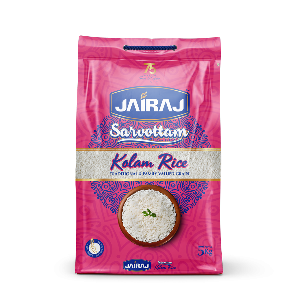 Jairaj Sarvottam Kolam Rice 5 Kg