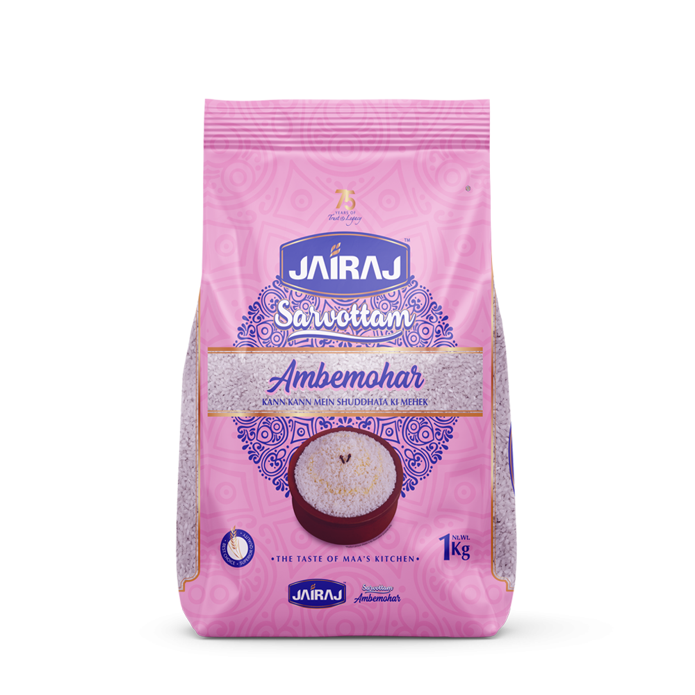 Jairaj Sarvottam Ambemohar Rice 1 Kg