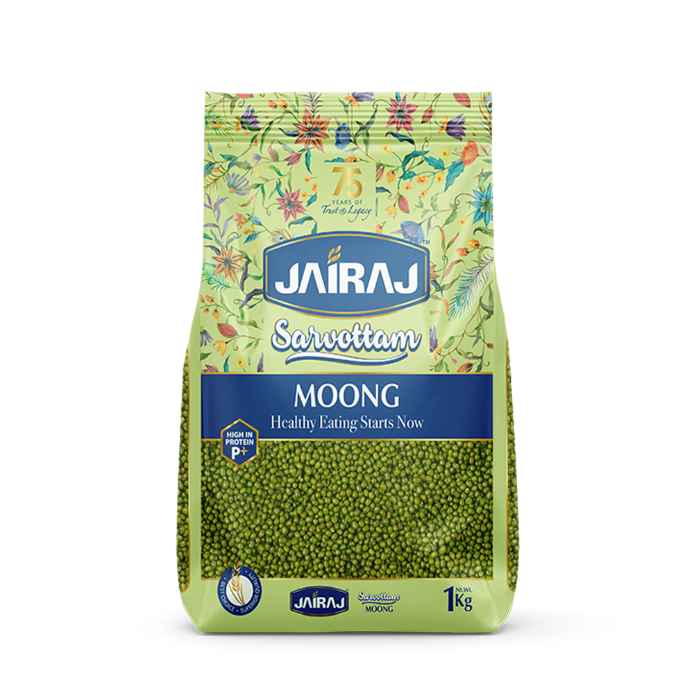 Jairaj Sarvottam Moong Whole 1 Kg