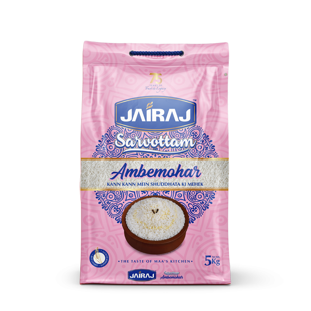 Jairaj Sarvottam Ambemohar Rice 5 Kg