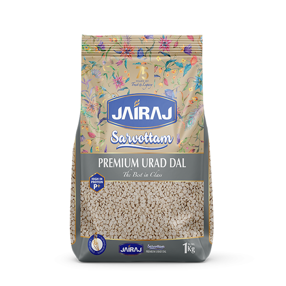 Jairaj Sarvottam Premium Urad Dal 1 Kg