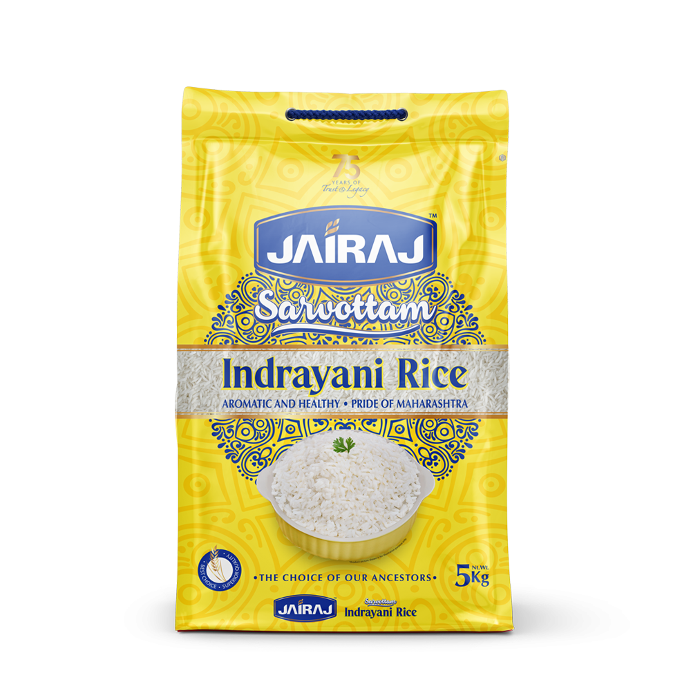 Jairaj Sarvottam Indrayani Rice 5 Kg