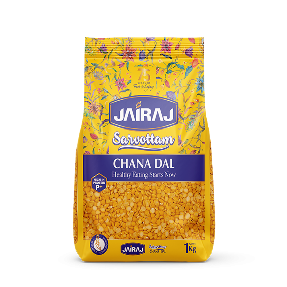 Jairaj Sarvottam Chana Dal 1 Kg