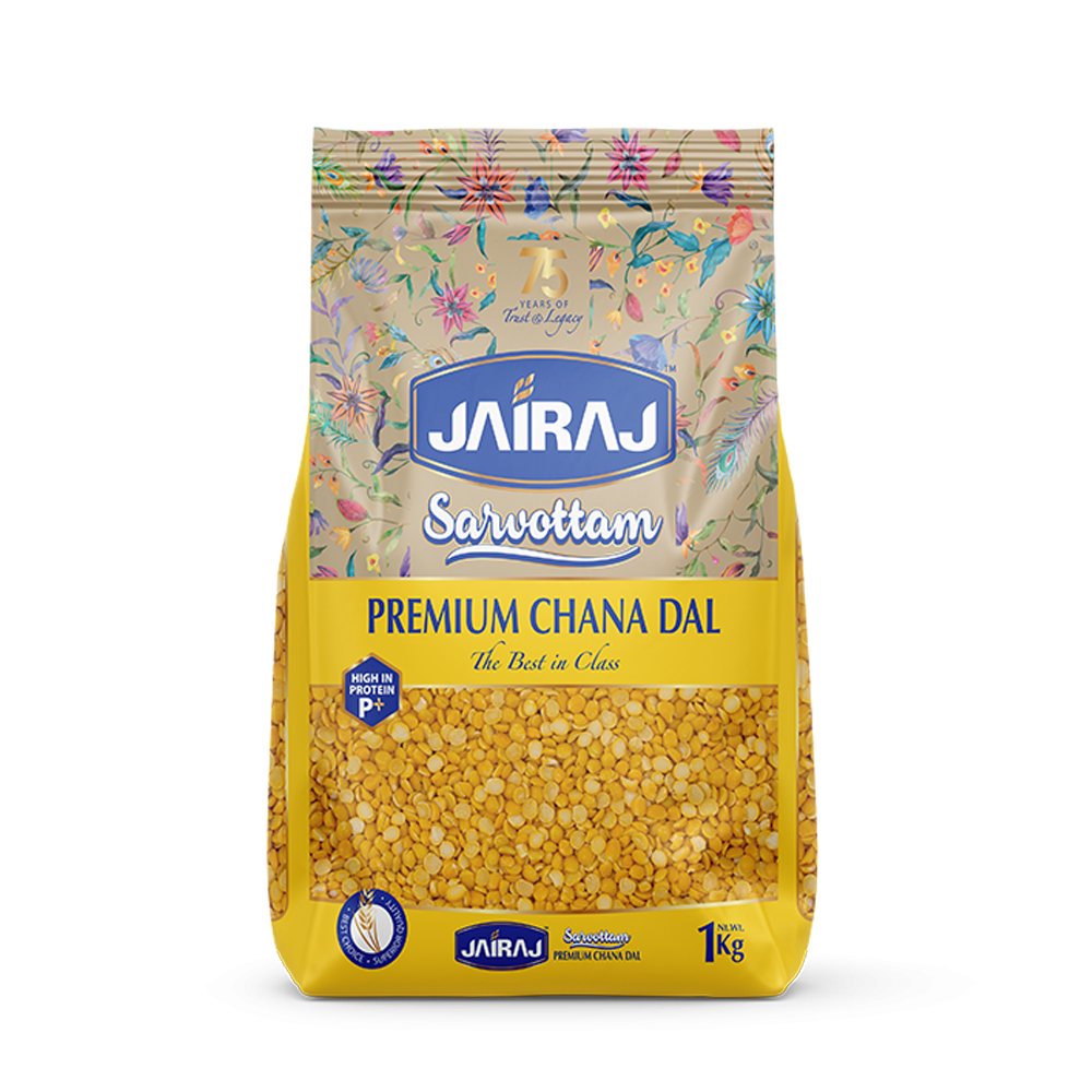 Jairaj Sarvottam Premium Chana Dal 1 Kg