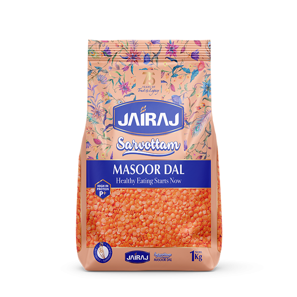 Jairaj Sarvottam Masoor Dal 1 Kg